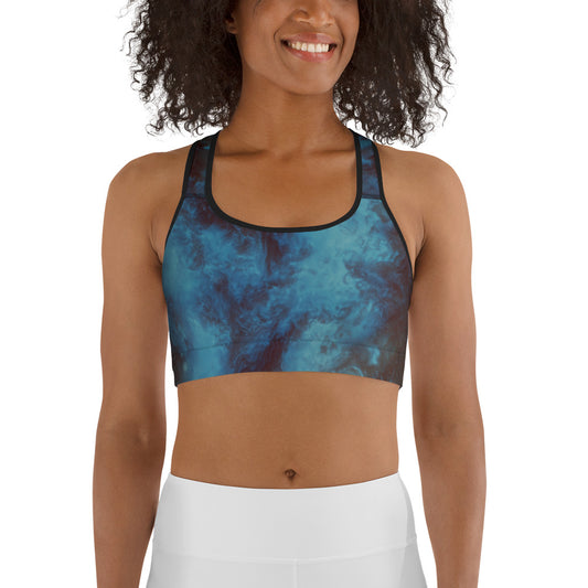 Azure Sports Bra