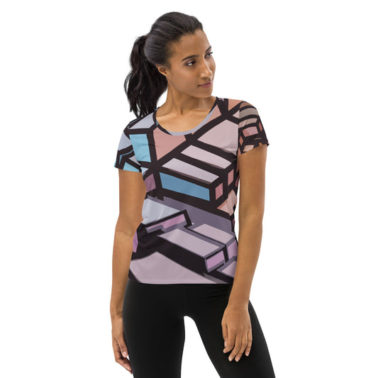 Geo Pastel Athletic T-Shirt