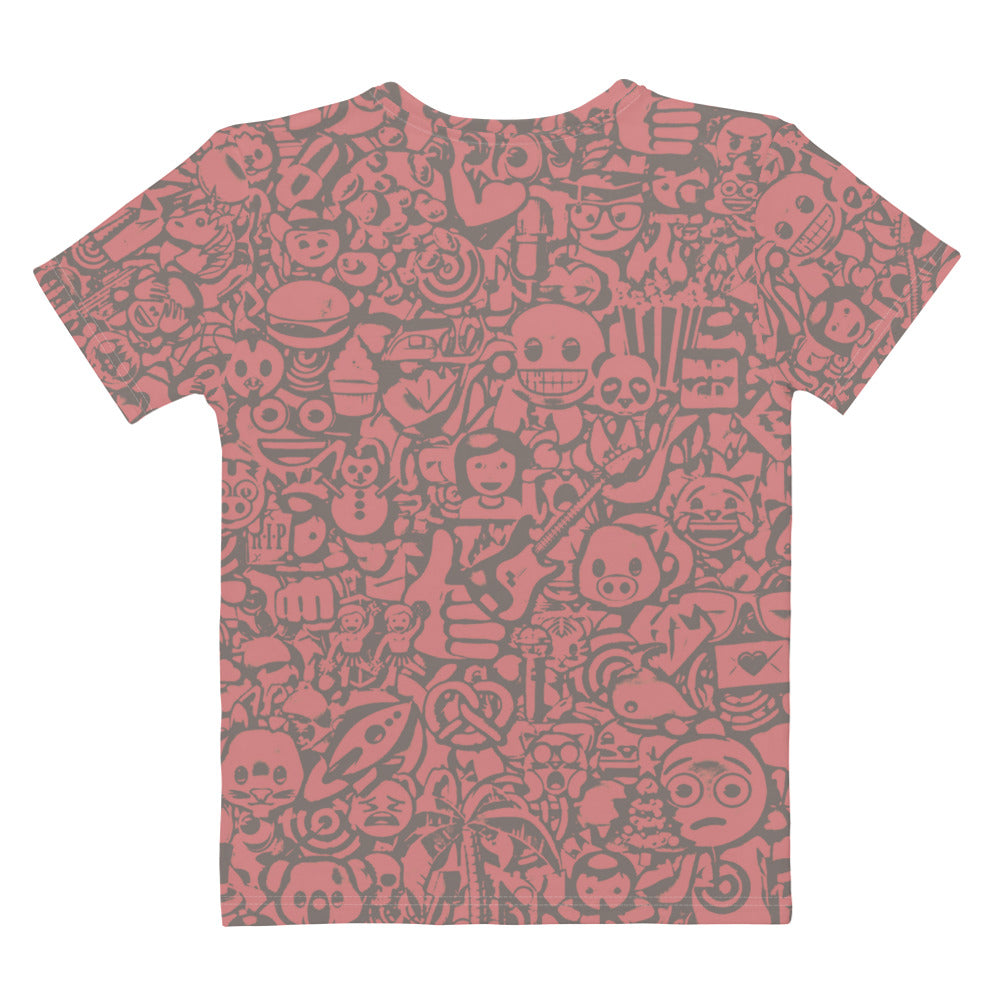 Emoji T-Shirt in Pink