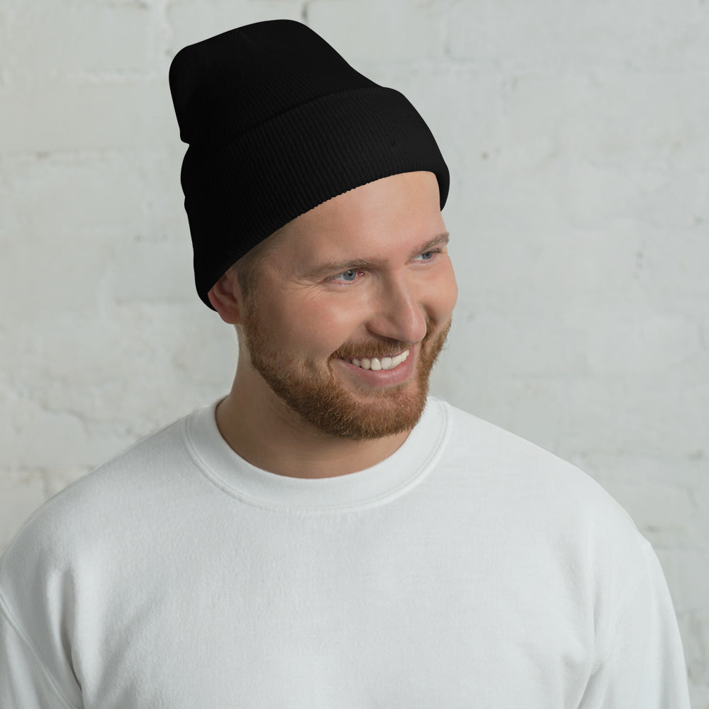 Everyday Cuffed Beanie in Black