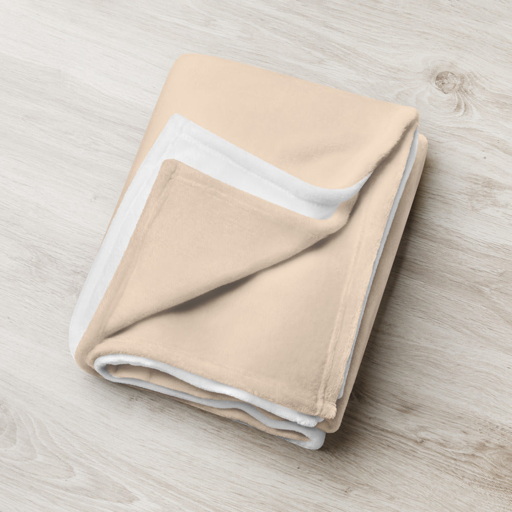 Premium Cream Throw Blanket