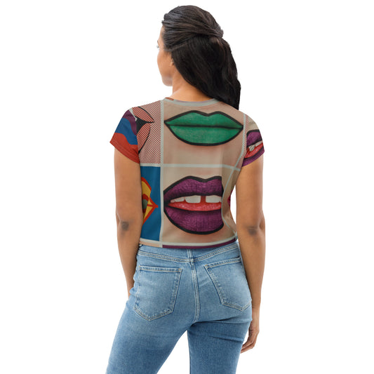 Radical Lips Crop Tee