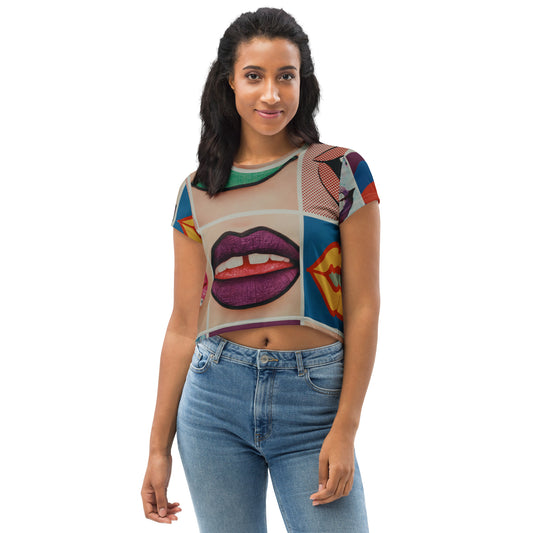 Radical Lips Crop Tee