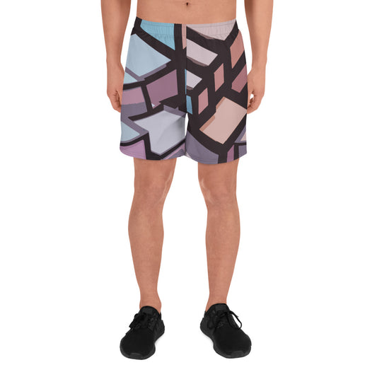 Geo Pastel Athletic Shorts