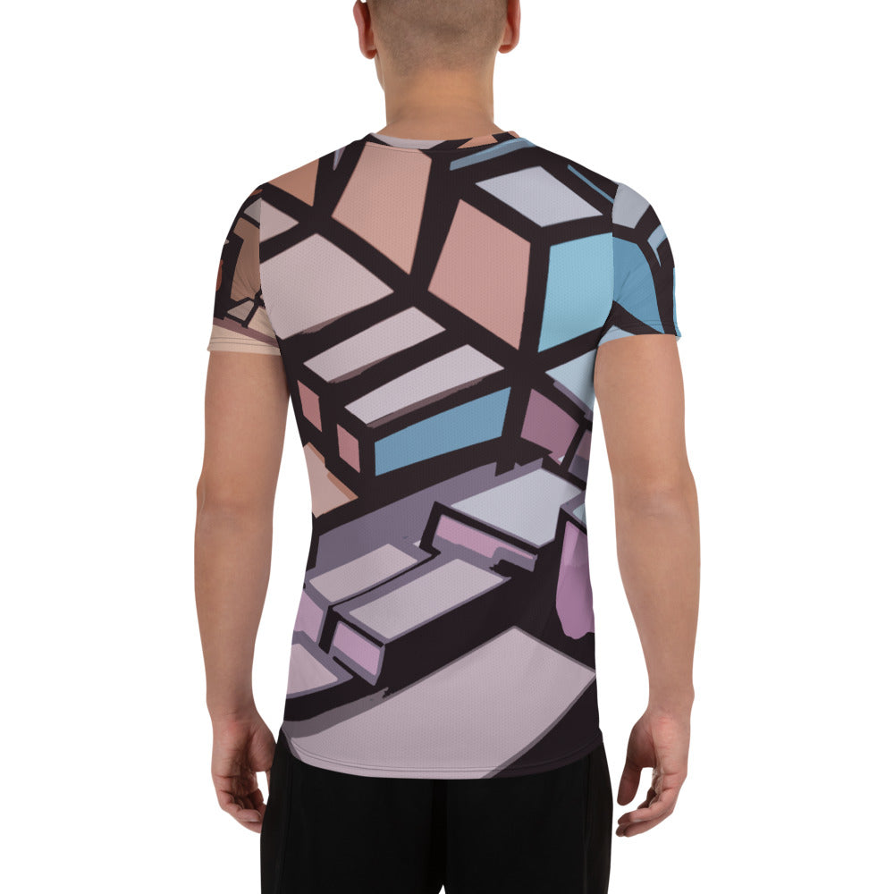 Geo Pastel Athletic T-Shirt