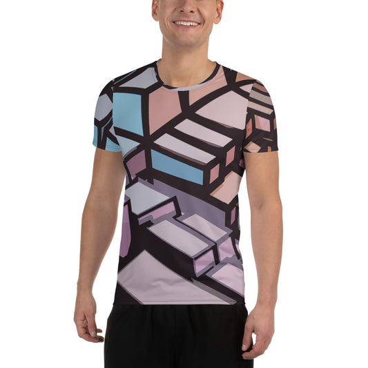 Geo Pastel Athletic T-Shirt