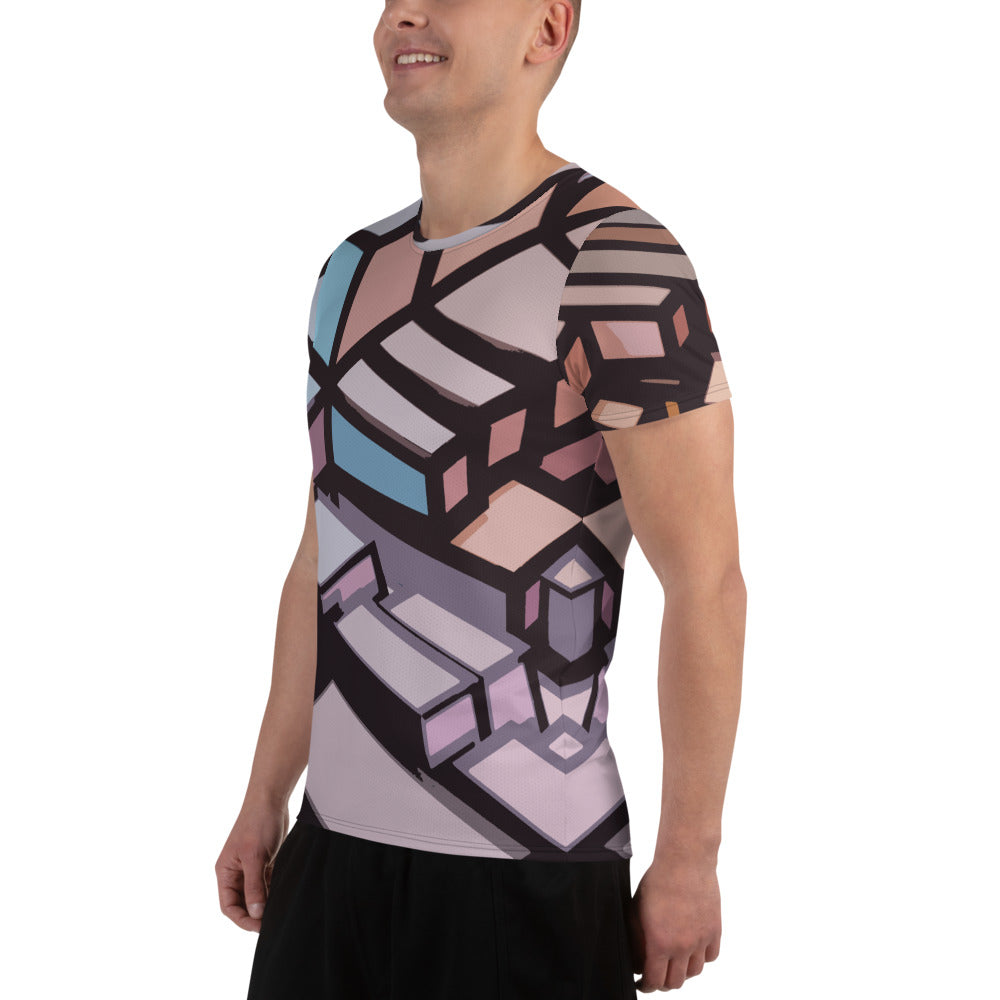 Geo Pastel Athletic T-Shirt