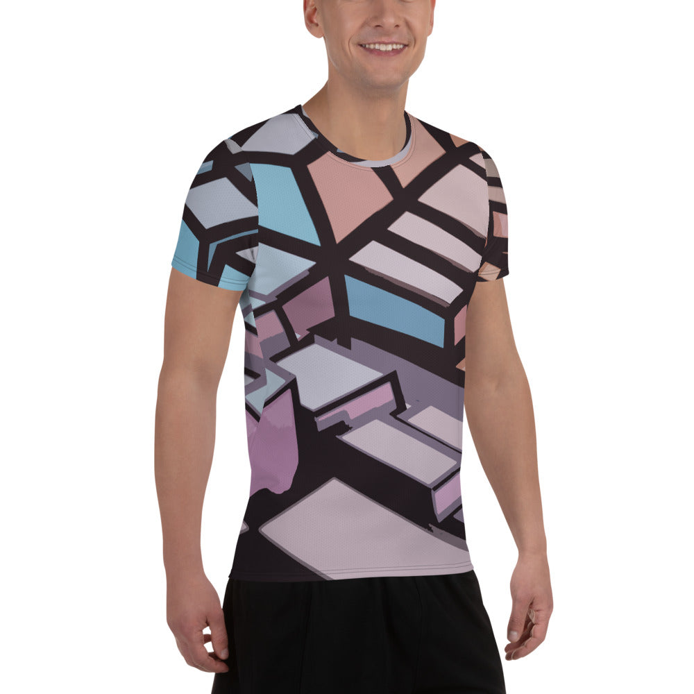 Geo Pastel Athletic T-Shirt