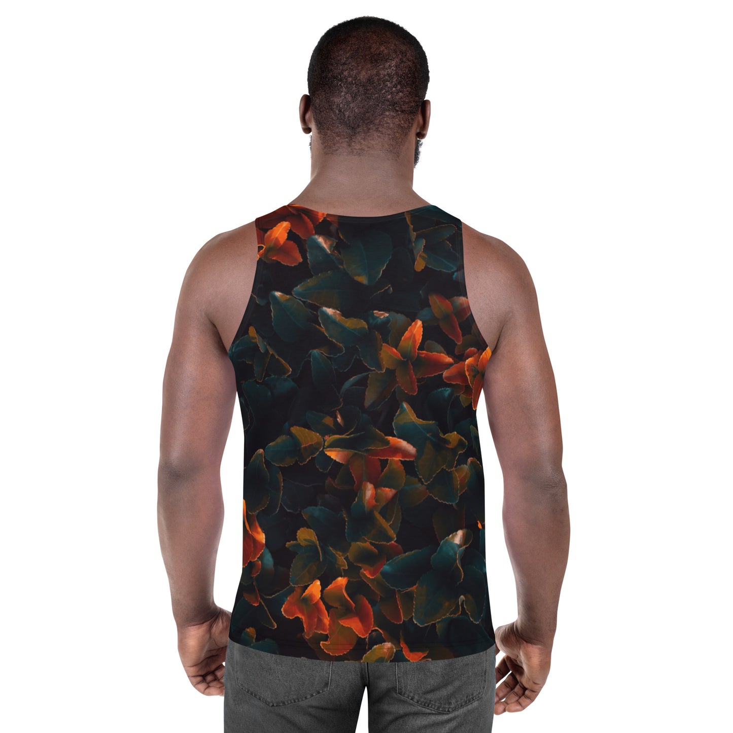 Orange Canna Tank Top