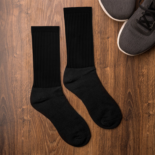 Everyday Black Crew Socks